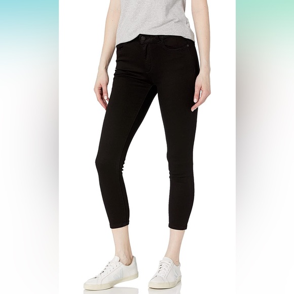 DL1961 Denim - NWT DL1961 Florence Instasculpt Mid Rise Skinny Cropped Jean in Hail - Size 29